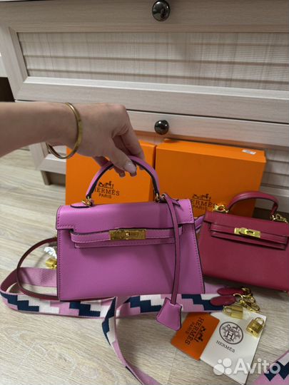 Сумка hermes kelly mini