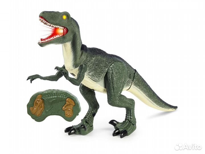 Динозавр на радиоуправлении светящийся/ большой