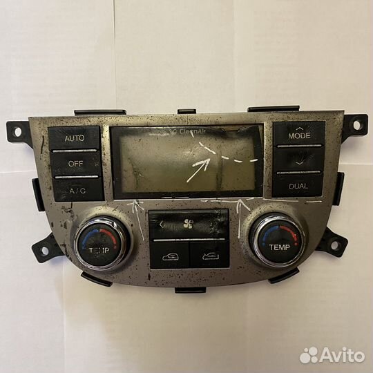 Блок управления климатом hyundai santa fe 2 cm