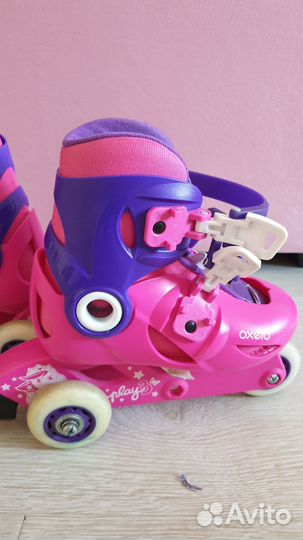 Роликовые коньки детские раздвижные