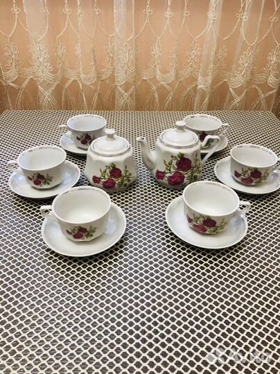 Чайный и кофейный сервиз СССР фарфор