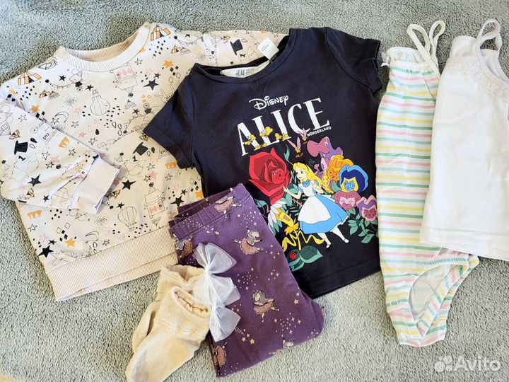 Вещи пакетом на девочку 80 86 hm