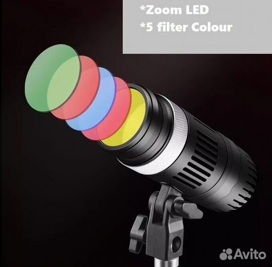 Видеосвет,YM-80 50 Вт 6500K 100-240 В с пультом и