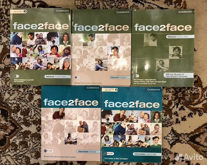Учебники Face2face, Think, Eyes Open и другие
