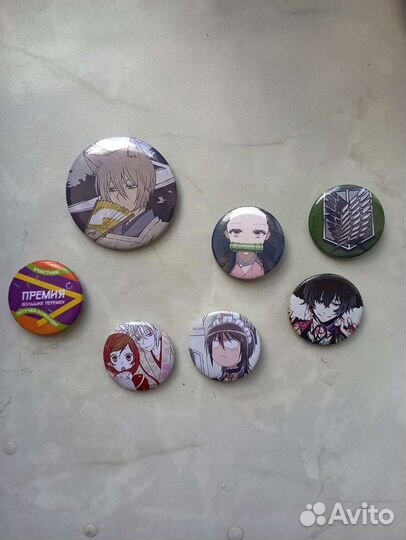 Аниме значки