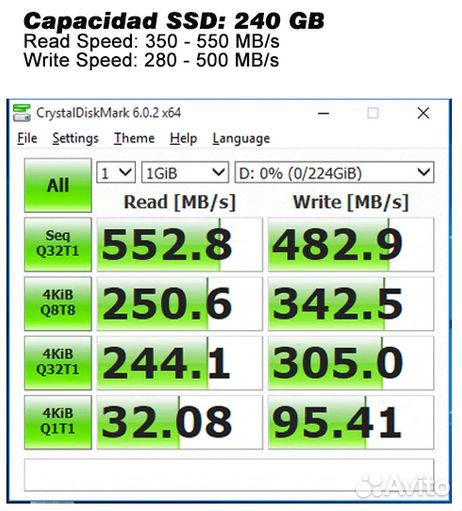 Новый SSD 240 гб Xraydisk запечатан