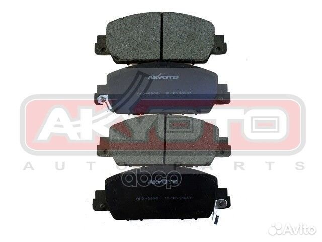 Колодки тормозные akd0306 akyoto