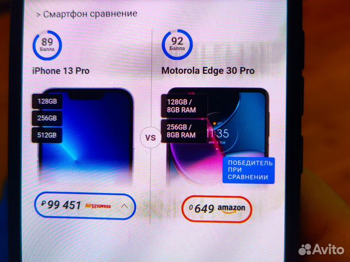 Motorola Edge 30 Pro, 12/256 ГБ