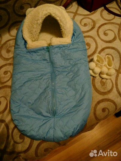 Конверт зимний на выписку