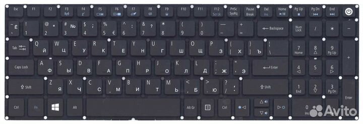 Клавиатура Acer Aspire F5-771 с подсветкой, OEM