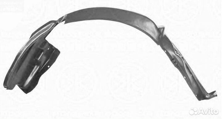 Подкрылок прав opel agila (B) (H08) 08
