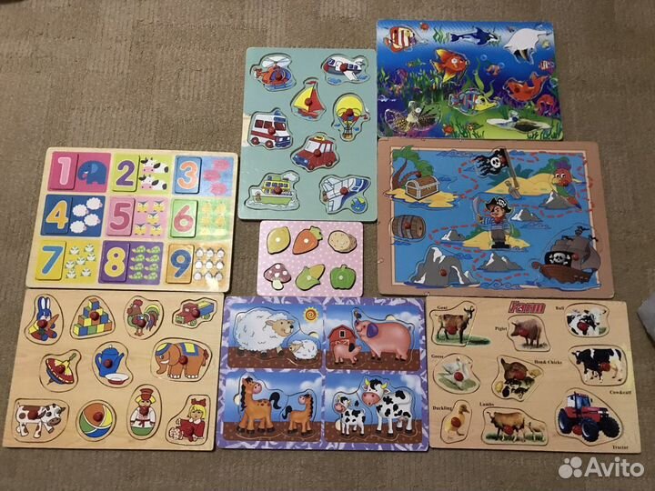 Деревянные пазлы