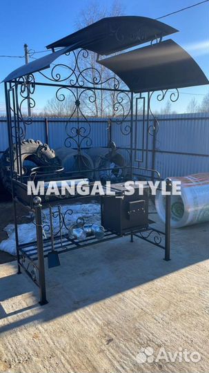 Беседка с мангалом