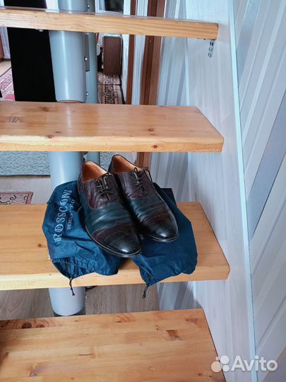 Продам ботинки, кожаные, итальянские, мужские