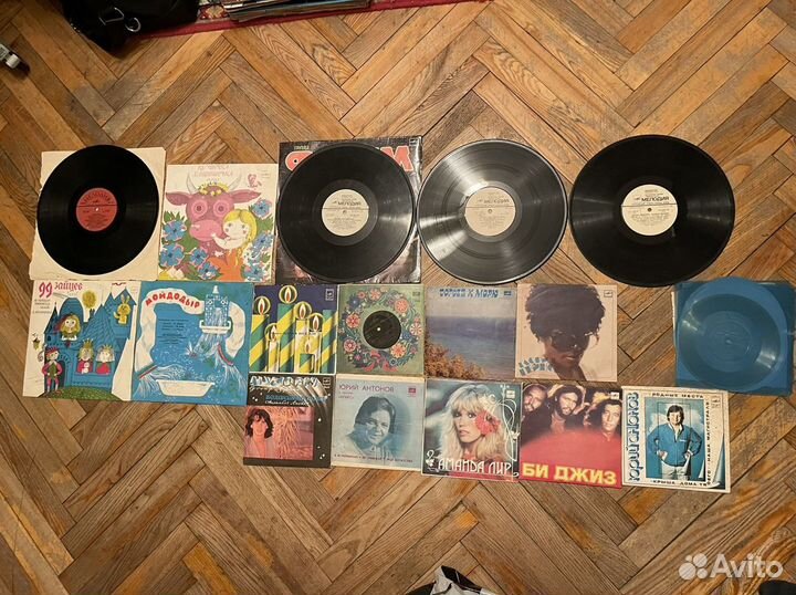 Граммпластинки мелодия. Оригинал. СССР