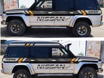 Nissan safari patrol комплект наклеек