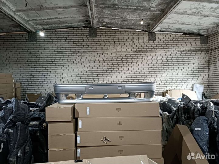 Бампер передний ваз 2114 - 2115 цвет серебристый