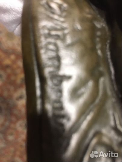 Антикварная бронзовая скульптура 1871 г