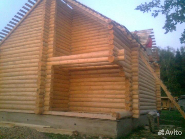 Срубы домов и бань