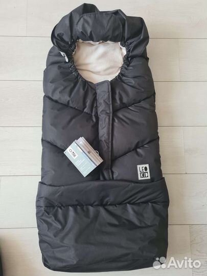 Зимний конверт в коляску leokid