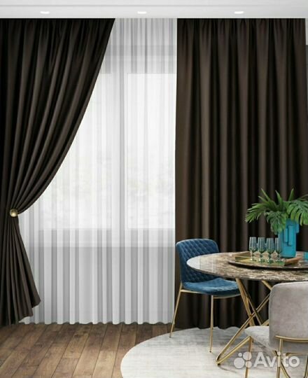 Шторы и тюль готовые