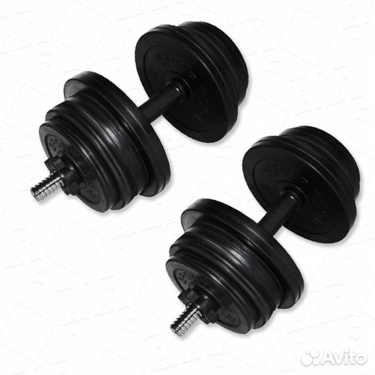 Гантели разборные barfits Sportcom D26 24кг - 2шт