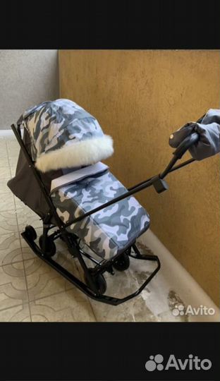 Детские санки коляска бу