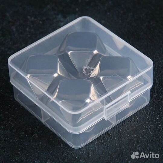 Камни для виски, стальной многоранник, 4 шт