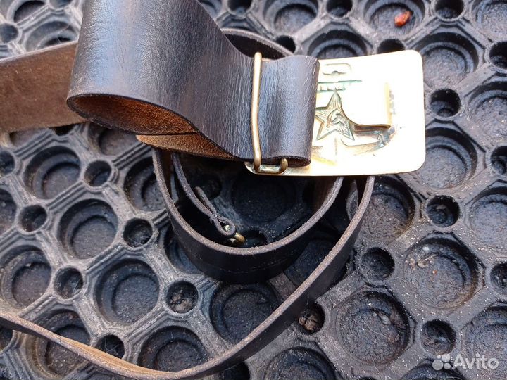 Ремень кожаный. морфлот