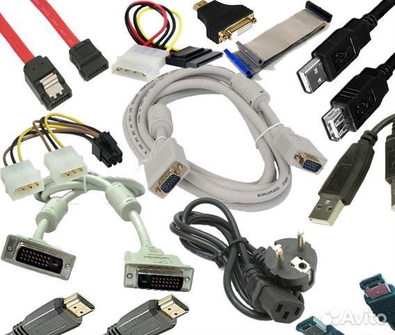 Кабели SATA\PATA\USB\6-pin\4-pin, Nokia, бп, зу