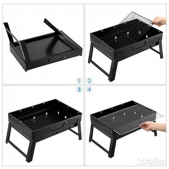 Туристический мангал новый