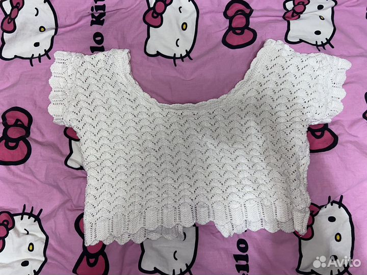 Вязанный топ