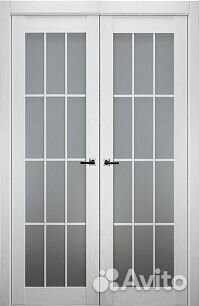 Дверь двухстворчатая