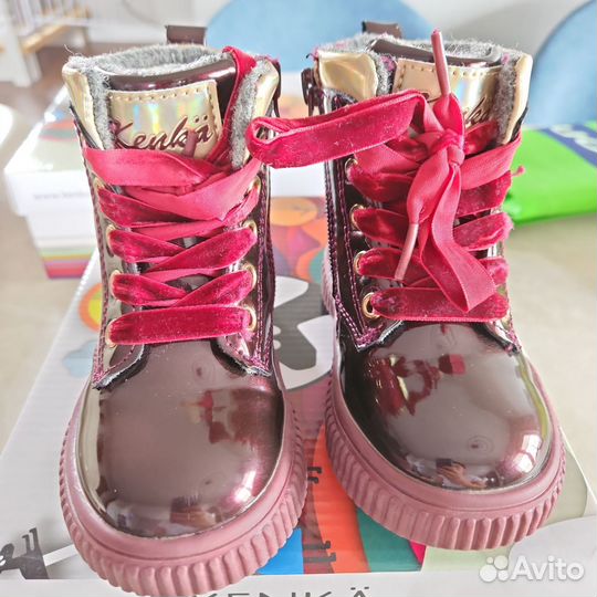 Ботинки демисезонные для девочки 21 размер