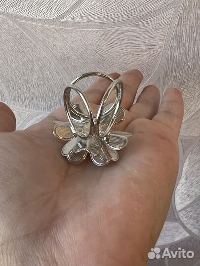 Зажим кольцо для шарфа