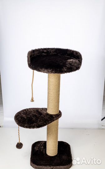 Когтеточка с лежанкой 80см