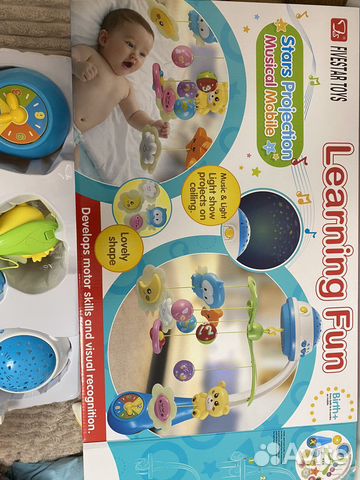 Детский мобиль в кроватку