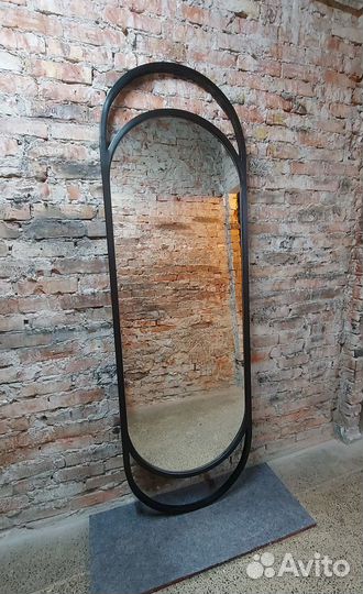 Зеркало в стиле лофт