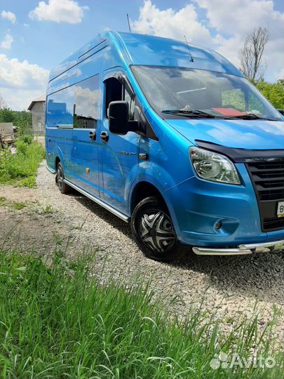 Защита штатных порогов 60 мм Газель Next