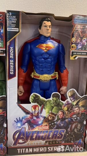 Фигурки супергероев мстители Халк Человек Паук