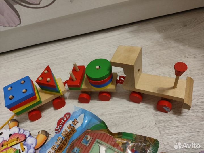 Развивающие игрушки деревянные