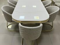 Столовый набор стол и стулья мебель "Новые