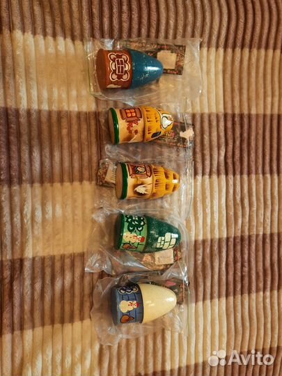 Деревянные игрушки домики