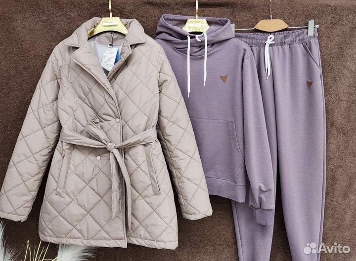 Женский спортивный костюм + куртка