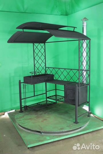 Мангал с печкой для дачи