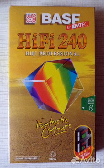 Видеокассета basf Hi-Fi 240 Professional