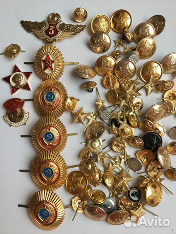 Значки,пуговицы,звезды,знаки,кокарда СССР