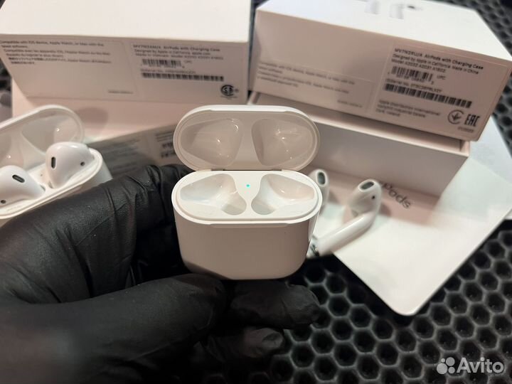 Наушники Airpods 2 оригинал/300+отзывов