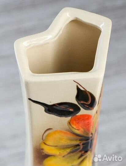 Ваза для цветов, 37 см, керамика, новая