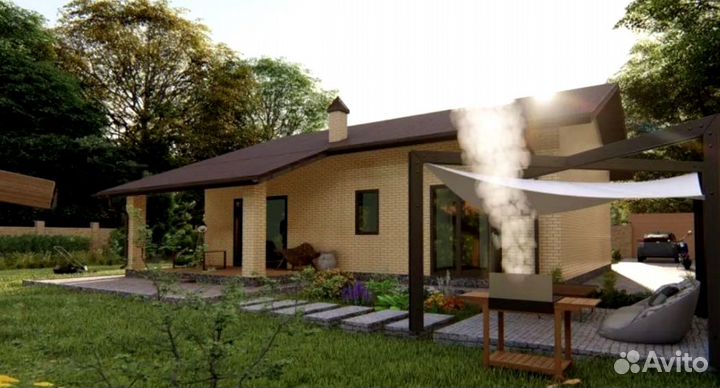 Дом из газоблока под ключ 138 мкв